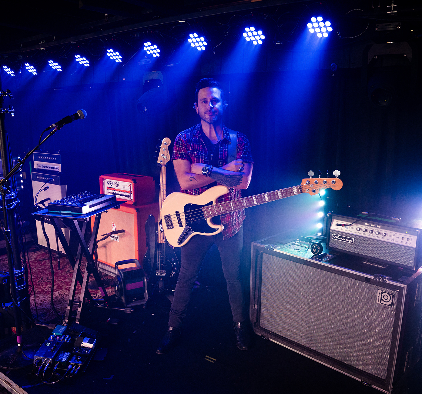 Pat McCarthy standing on stage